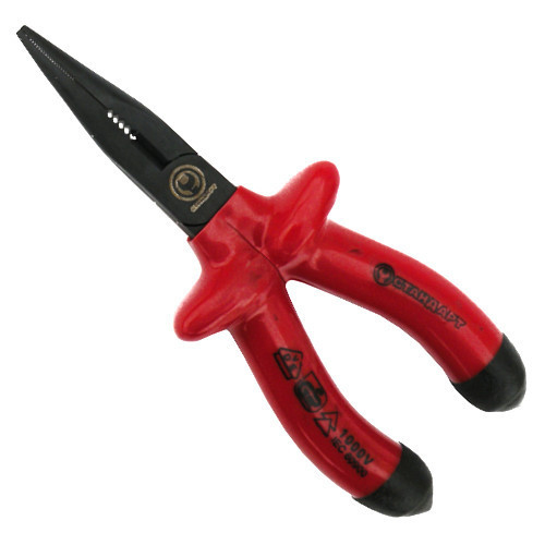 Плоскогубці діелектричні подовжені 150 мм 1000 В СТАНДАРТ ILN0106, фото 1