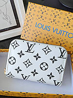 Кошелек женский белый Луи виттон с коробкой