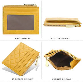 Кардхолдер кредитниця гаманець Baellerry Yellow, фото 3