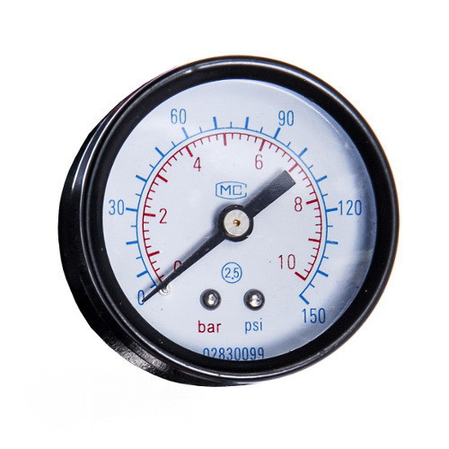 Манометр до блоку підготовки повітря BFC4000 50мм 1/4" AIRKRAFT MAN-BFC4000G, фото 1