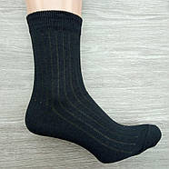 Шкарпетки чоловічі високі зимові р.25 напівшерсть чорні ЖИТОМИР 30033233, фото 3