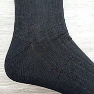 Шкарпетки чоловічі високі зимові р.27 напівшерсть чорні ЖИТОМИР 30033234, фото 4