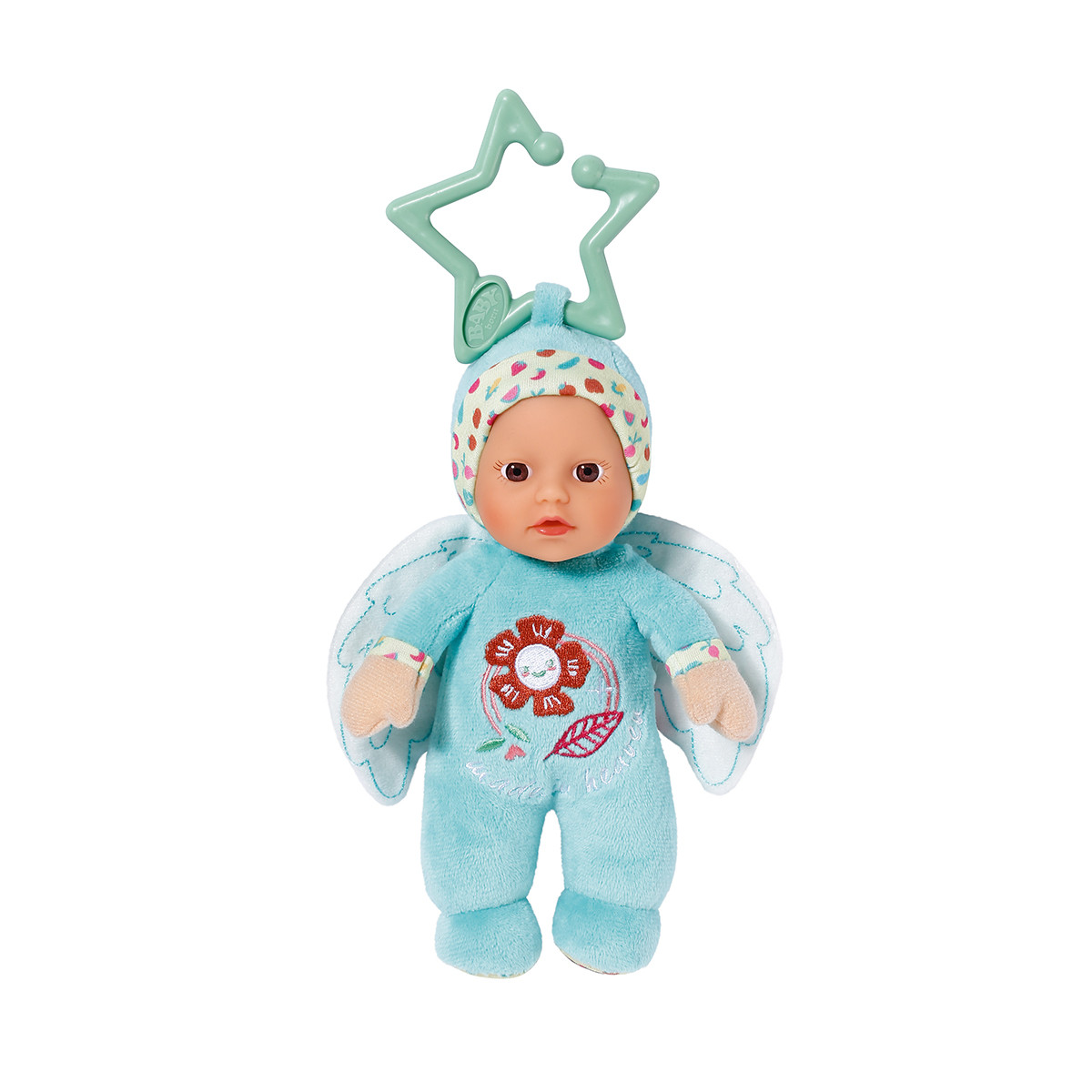 М'яконабивна лялька Baby Born For babies – Блакитне янголятко (18 cm) 832295-1