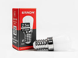 Світлодіодна LED лампа ETRON 2,5W Pigmi 4200K 220V (лампочка для холодильника)