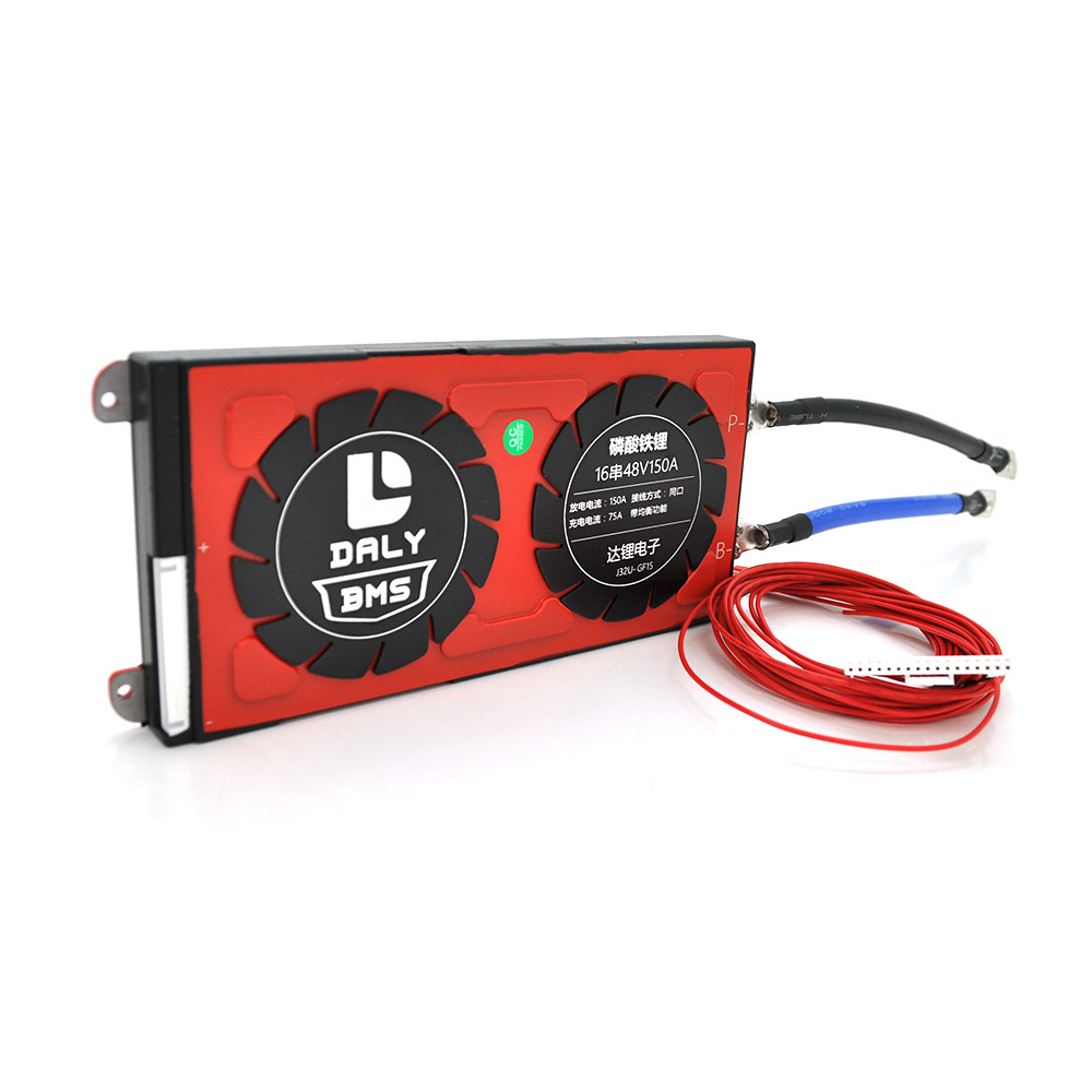 BMS плата DaLy LiFePO4 48V 16S 150A симетрія
