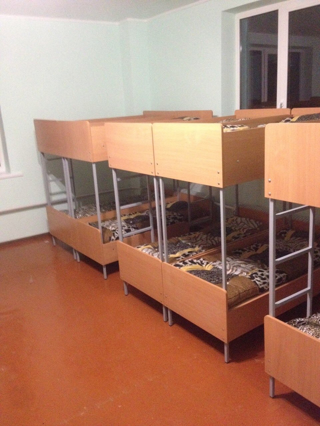 Ліжко двоярусне для дитячого садка