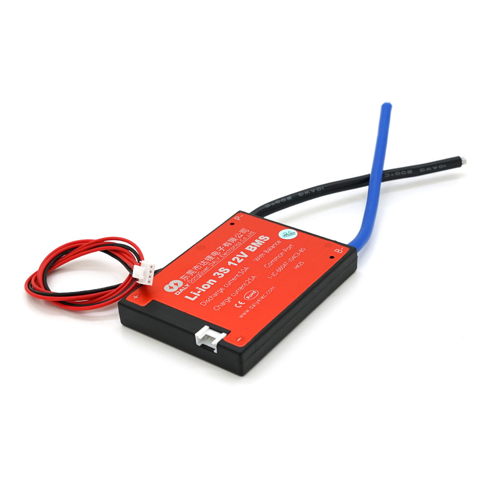 BMS плата DaLy Li-ion 12V 3S 50A симетрія