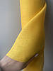 Лляна жовта натуральна тканина, колір 1363, фото 3