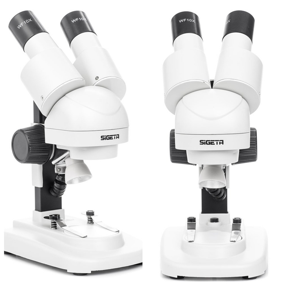 Sigeta MS-249 20x LED Bino Stereo | Стереоскопічний мікроскоп початкового рівня для навчання, досліджень та розвиваючих ігор