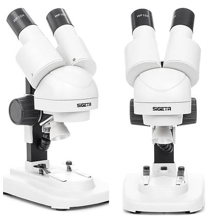 Sigeta MS-249 20x LED Bino Stereo | Стереоскопічний мікроскоп початкового рівня для навчання, досліджень та розвиваючих ігор, фото 1
