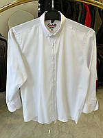 Мужская рубашка с длинным рукавом Castelli 40809 батал 2-10XL белая
