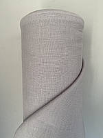 Светло-серая льняная ткань, 100% лен, цвет 1292