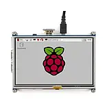 Екран Waveshare 5" 800x480 LCD TFT Resistive TS HDMI для PI 3/PI 4 (WAV-10563), фото 3