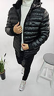 Куртка чоловіча зимова ЕКО ШКІЖА стьобана батал розміри 60-68 "TIMYR" недорого від прямого постачальника