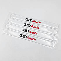 Захист на ручку дверей/дзеркала/края дверей, наклейки Audi (Ауді) Комплект 4 шт, фото 4