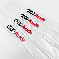 Захист на ручку дверей/дзеркала/края дверей, наклейки Audi (Ауді) Комплект 4 шт, фото 5