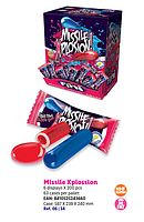 Жувальна гумка "Missile Explosion FINI", Ракета 5 грам., фото 2