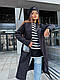 Жіноче базове демісезонне кашемірове трендове пальто з якісною підкладкою з поясом однотонне міді, фото 8