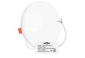 Світильник світлодіодний Biom UNI-2-R24W-5 24Вт круглий 5000К