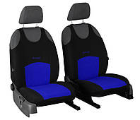 Майки чехлы на передние сиденья DACIA LOGAN 2004–2012 Pok-ter Tuning Classic синие