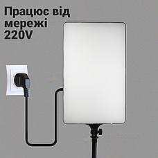 Лампа відеосвітло прожектор LED RL-24 95W відеосвітло для фото, відео зі штативом 2,1 м. Студійне світло, фото 3