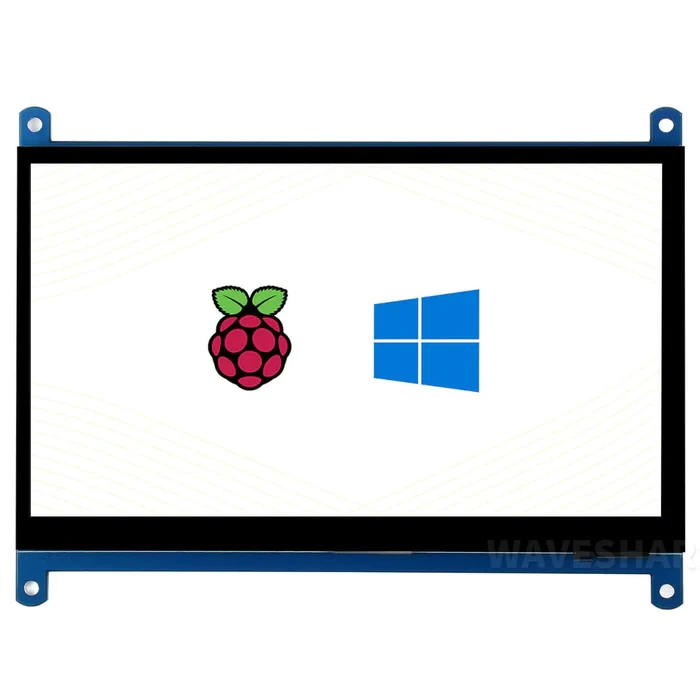 Екран Waveshare 7" 1024x600 LCD IPS Resistive TS HDMI для PI 3/PI 4/Zero (RA418)