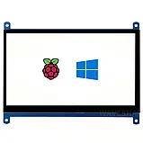Екран Waveshare 7" 1024x600 LCD IPS Capacitive TS HDMI для PI 3/PI 4/Zero (WAV-11199), фото 4
