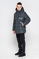 Куртка зимова для хлопчика 152 Cvetkov "Гері" оливковий