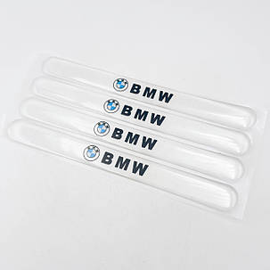 Захист на ручку дверей/дзеркала/края дверей, наклейки BMW (Бмв) Комплект 4 шт, фото 3