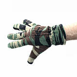 Зимові рукавички флісові мультикам Чоловічі теплі рукавички фліс, фото 3