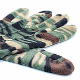 Зимові рукавички флісові мультикам Чоловічі теплі рукавички фліс, фото 4