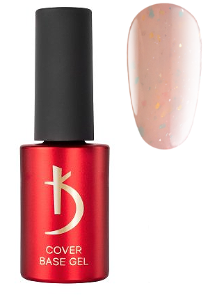 Камуфлююча база Kodi Cover Base Flake No12, 7 мл (молочно-персиковий із поталлю)