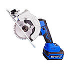 Дискова (циркулярна) пила акумуляторна Redbo OCS-20/125BL (1 Li-ion батарея, 20V-4.0AH, Гарантія 1 рік), фото 3