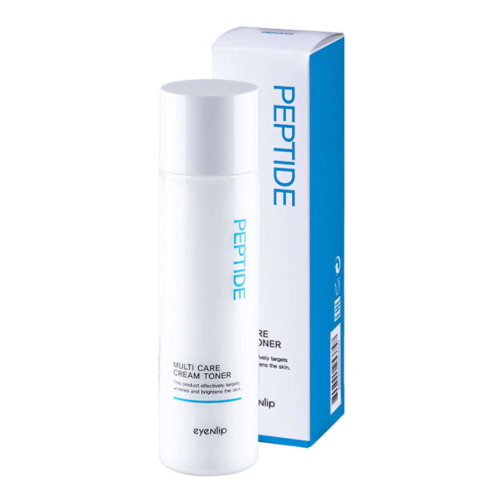 Мультифункціональний крем-тонер для обличчя з пептидами Eyenlip Peptide Multi Care Cream & Toner 200 мл, фото 1