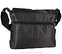Сумка текстильна для ноутбука 30824 чорна, фото 3