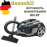 Потужний пилосос Henschll 3000W з всмоктуванням 800 Вт на 4 л Пилосос для дому Контейнерний Пилосос без мішка