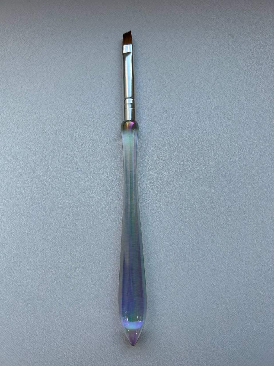 Пензель манікюрний для гелю №4 (Ручка Перламутр)№2,№4,№6,№8,№10., фото 1