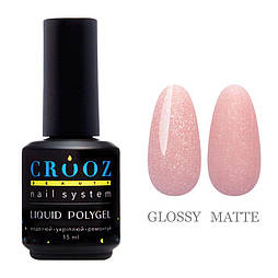 Рідкий полігель із шиммером Crooz SHIMMER Liquid Polygel №03, 15 мл