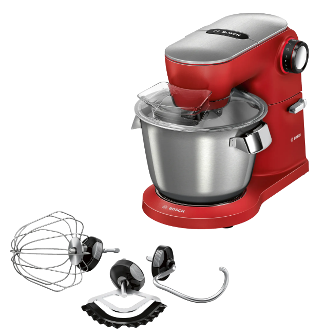 Планетарний міксер Bosch OptiMUM Series 8 MUM9A66R00 1600 W Red, Silver