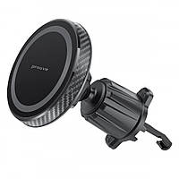 Магнитный держатель в авто Proove Carbon Magnetic Air Outlet Car Mount black на дефлектор