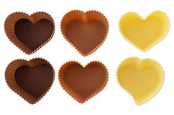 Набір форм для випікання Maestro серця (6 шт.) (MR-1057)