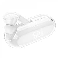 Беспроводные вакуумные наушники Hoco EW39 Bright TWS white с микрофоном | Bluetooth наушники вакуумки