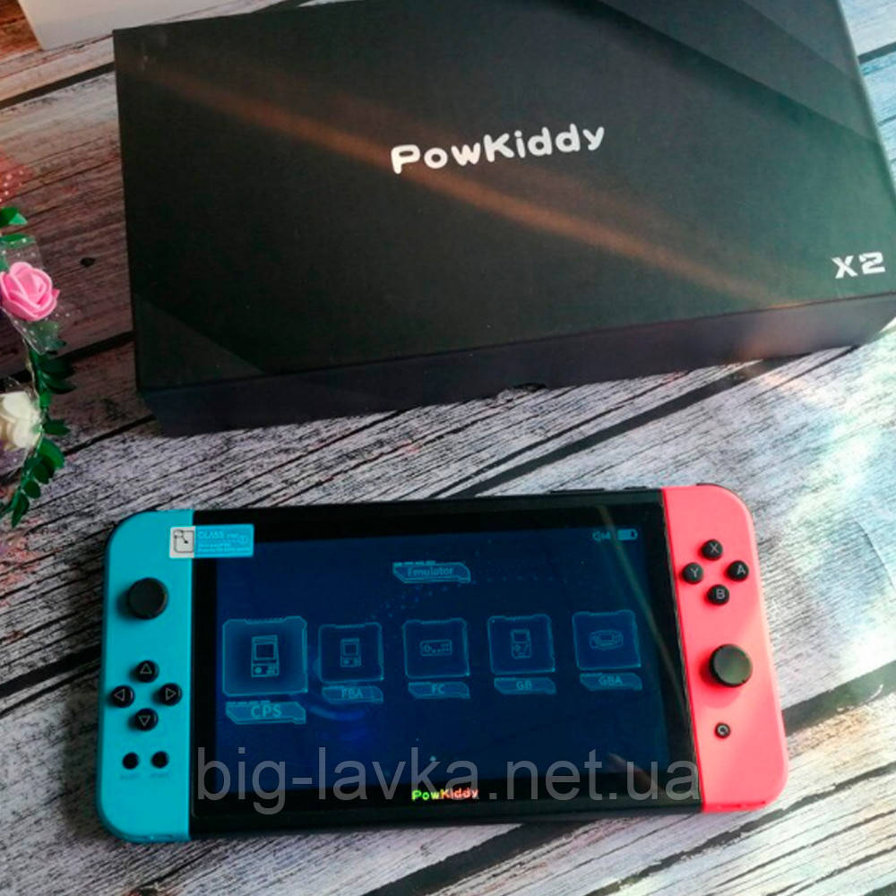 Портативна ігрова консольPowKiddy X2 HDMI 7-дюймів Чорний