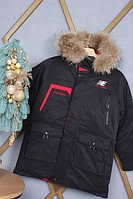 Куртка Хлопчикова Холлофайбер Утеплена Підкладка Зимова Юніор (150-180 см) Amodeski - Це Мода та Стиль