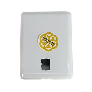 Настінний тримач для серветок Z-складання 400 шт, пластик, білий Afacan Plastik