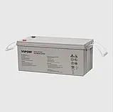 Акумулятор гелевий Vipow BAT0419 12V/200AH для ДБЖ та інверторів, фото 3