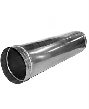 Труба для димаря оцинкована (d 110; 1 метр)