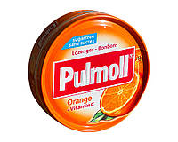 Леденцы без сахара со вкусом апельсина и кардамона Pulmoll Orange + Vitamin C, 45 г (4002590703954)