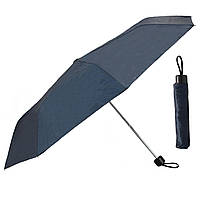 Механический синий складной зонт Semi Line Blue семейный качественный прочный унисекс 98 см MS