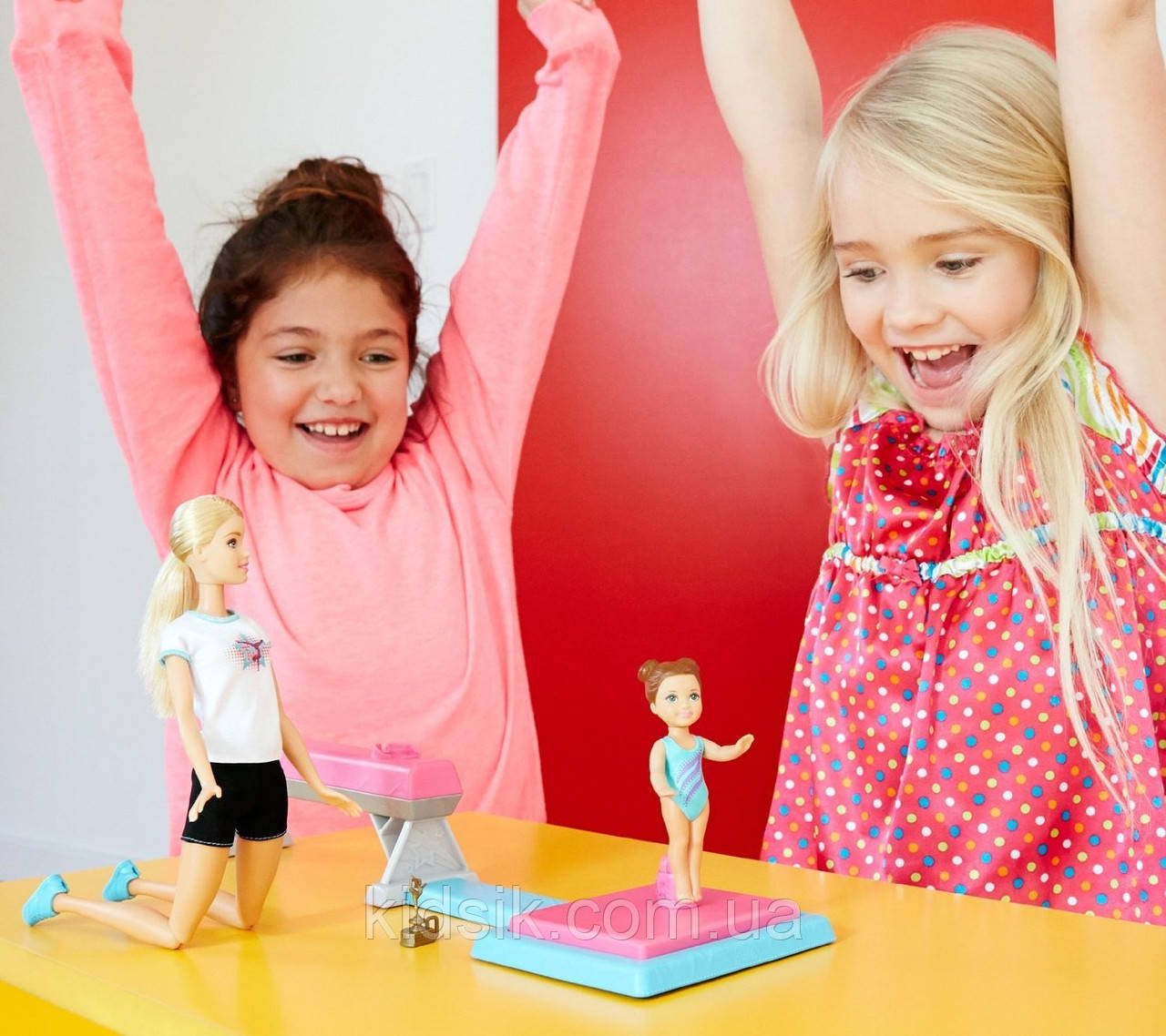 Barbie and Toddler